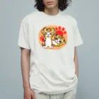 nya-mew（ニャーミュー）のとらニャーちゃん Organic Cotton T-Shirt