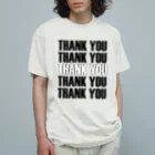 おもしろいTシャツ屋さんのありがとう　THANK YOU オーガニックコットンTシャツ