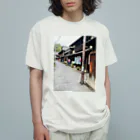 あの日の思い出。雑貨店のあの日もたれた電柱 オーガニックコットンTシャツ