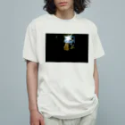 デイジーちゃんねぇる suzuri店のMoon shower オーガニックコットンTシャツ