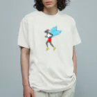 yuNN3のランニングねずみ オーガニックコットンTシャツ