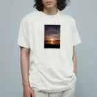 ちばLGBTQフレンズの癒しの夕陽 Organic Cotton T-Shirt