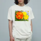 tutu-appleCat33の希望　🏵️マリーゴールド🏵️ オーガニックコットンTシャツ