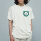 Happy Fun goodsのギンネコワールドレコード Organic Cotton T-Shirt