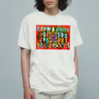 MW@美術家＠2022年4/12〜17つくば美術館の素粒子の擬人化グッズ Organic Cotton T-Shirt