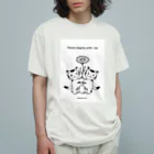 mikepunchのPeace begins with me おにぎりキッズ オーガニックコットンTシャツ