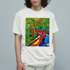 GALLERY misutawoの石川 那谷寺の楓月橋 オーガニックコットンTシャツ