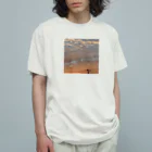 スマイルの夕陽 Organic Cotton T-Shirt