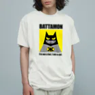 Neko-Shika-Katanのバッタモン　淡色生地用 オーガニックコットンTシャツ