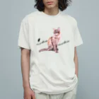 Ａｔｅｌｉｅｒ　Ｈｅｕｒｅｕｘのパステル💗ねこねこ　ライムくん Organic Cotton T-Shirt