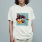 匿名希望 OFFICIAL MERCH SHOPの魚 オーガニックコットンTシャツ