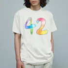 シルクアンドレッドのフォーティートゥー Organic Cotton T-Shirt