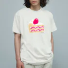 Citron Note (ｼﾄﾛﾝﾉｰﾄ)の苺ショートケーキ Organic Cotton T-Shirt