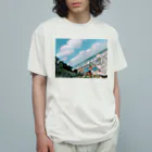 創想する未来の千葉の海の景色 オーガニックコットンTシャツ