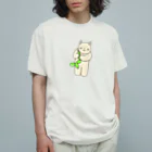 ＋Whimsyのバルーンアートねこ オーガニックコットンTシャツ