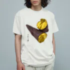 脂身通信Ｚのふかし芋（さつまいも） Organic Cotton T-Shirt