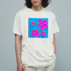 lunar eclipseのさくさくさくらさくら オーガニックコットンTシャツ