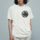 CIPANGOの【家紋】揚羽蝶（ブラック） オーガニックコットンTシャツ