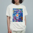 てくてくのみせのサメさん オーガニックコットンTシャツ