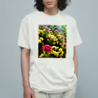 きいろのフラワー Organic Cotton T-Shirt