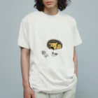 有限会社サイエンスファクトリーの巣穴で休むラフィンちゃん Organic Cotton T-Shirt