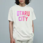 JIMOTO Wear Local Japanの小樽市 OTARU CITY オーガニックコットンTシャツ