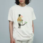 文様動物園 Pattern Zoo Museum shopの笠松 × テングザル Organic Cotton T-Shirt