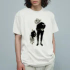 オガサワラミチの人間化星人（影） Organic Cotton T-Shirt