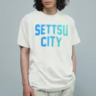 JIMOTOE Wear Local Japanの摂津市 SETTSU CITY オーガニックコットンTシャツ