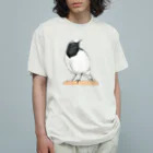 森図鑑の[森図鑑] セグロセキレイ Organic Cotton T-Shirt