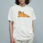 yuNN3のセイウチ オーガニックコットンTシャツ