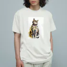 輝美琳のにゃーにゃ1 オーガニックコットンTシャツ