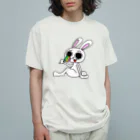 HIZZYのうさぎ先輩 オーガニックコットンTシャツ