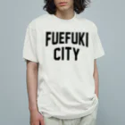 JIMOTOE Wear Local Japanの笛吹市 FUEFUKI CITY オーガニックコットンTシャツ