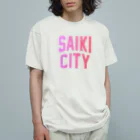 JIMOTOE Wear Local Japanの佐伯市 SAIKI CITY オーガニックコットンTシャツ