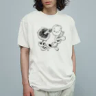 オガサワラミチのシイタケサークル オーガニックコットンTシャツ