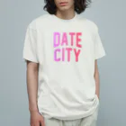JIMOTOE Wear Local Japanの伊達市 DATE CITY Organic Cotton T-Shirt