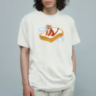 segasworksのイギリスパンとトラちゃん オーガニックコットンTシャツ