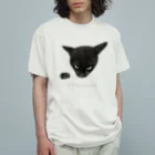 CONSOLER(コンソレ)のCONSOLER 猫 004 オーガニックコットンTシャツ