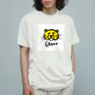 Chris designのライオン　虎　ヒョウ　チーター オーガニックコットンTシャツ