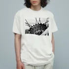 地味渋のLIFE GOES ON オーガニックコットンTシャツ