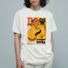 YS VINTAGE WORKSのチェコ・KOCKA（=チェコ語で猫） オーガニックコットンTシャツ