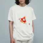 JapaneseArt Yui Shopのデメキン オーガニックコットンTシャツ