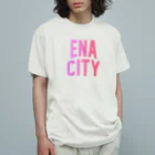 JIMOTOE Wear Local Japanの恵那市 ENA CITY Organic Cotton T-Shirt