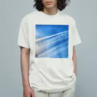 ArtWillの飛行機雲 オーガニックコットンTシャツ