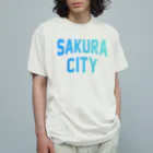 JIMOTOE Wear Local Japanのさくら市 SAKURA CITY Organic Cotton T-Shirt