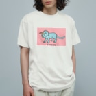 泥と暮らしのネコケラトプス（カラーA） Organic Cotton T-Shirt