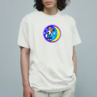 虹色PLUSの夢の国へ　ジャックラッセルテリア犬 Organic Cotton T-Shirt