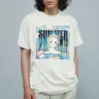 MyuKoraのサマーガール オーガニックコットンTシャツ