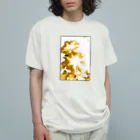 Hanamusubi001の団十郎黄金 オーガニックコットンTシャツ